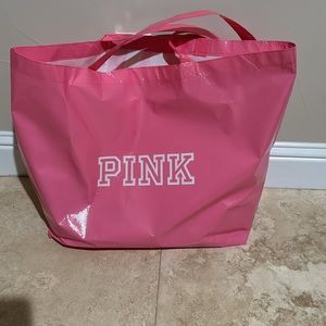 Pink tote bag